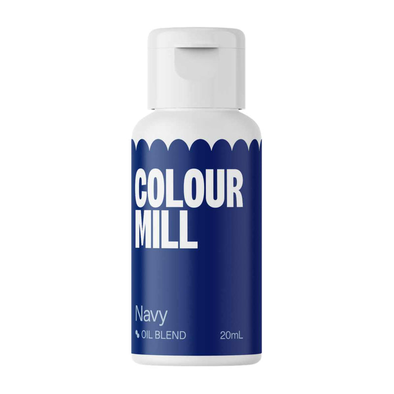 Navy 20ml - Oil Based Colouring - Colour Mill