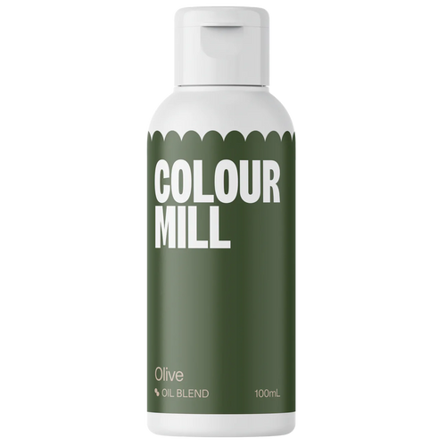 Olive 100ml - Oil Based Colouring - Colour Mill