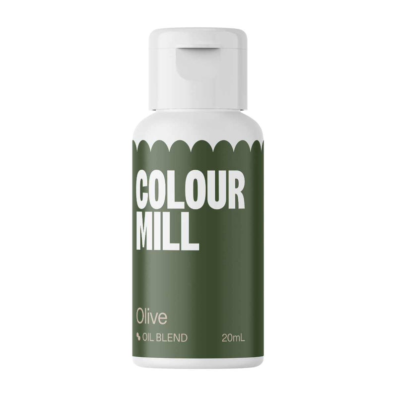 Olive 20ml - Oil Based Colouring - Colour Mill