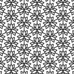 primavera cake stencil pattern black & white zoiandco
