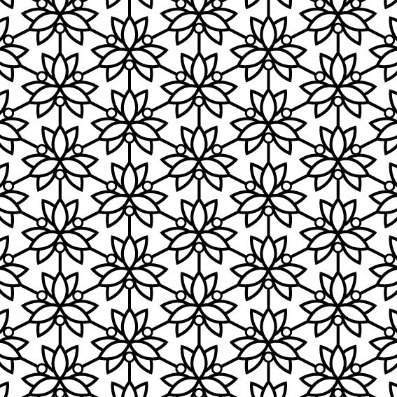 primavera cake stencil pattern black & white zoiandco