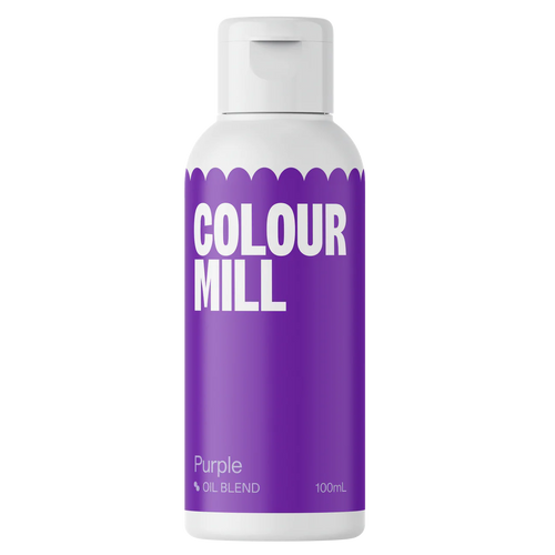 Purple 100ml - Oil Based Colouring - Colour Mill