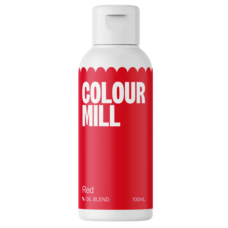 Red 100ml - Oil Based Colouring - Colour Mill
