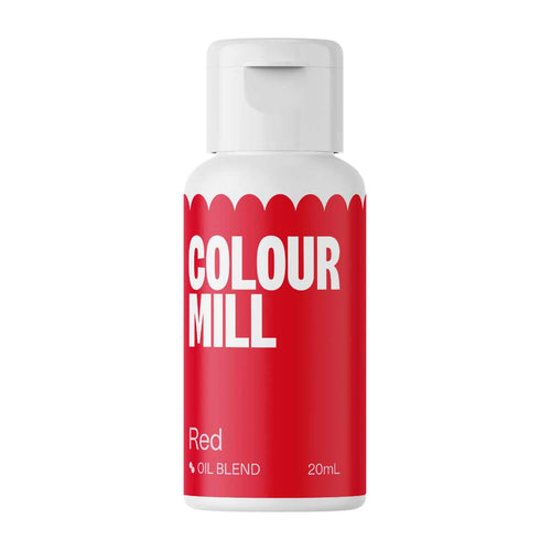 Red 20ml - Oil Based Colouring - Colour Mill