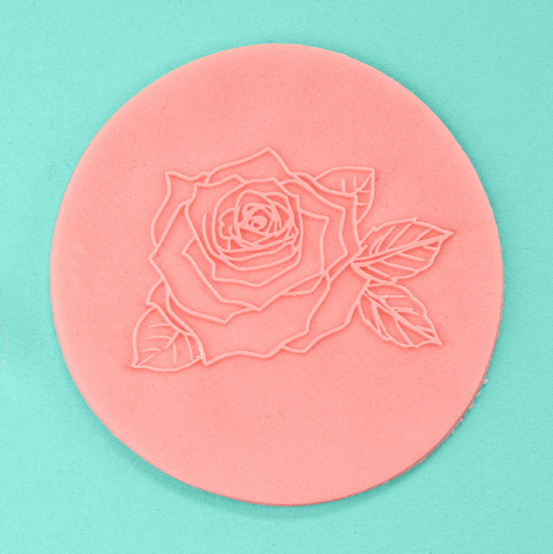 Rose Blossom - Easter Embosser example - front view - Zoi&Co