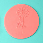 Blooming Rose - Easter Embosser example - front view - Zoi&Co