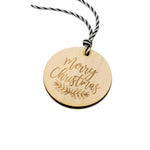 Merry Christmas Round - Gift Tag -6pcs- - Zoi&Co