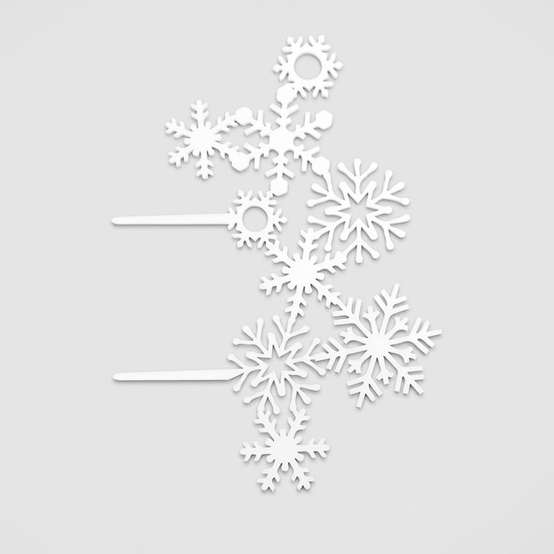Snowflakes - Side Cake Topper - Zoi&Co