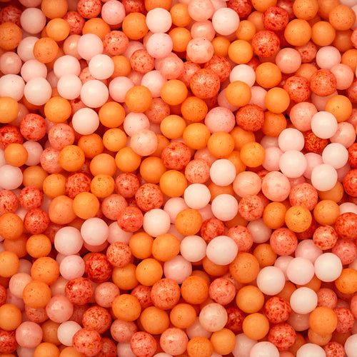 sprinkled sugar pearls peach caviar zoi&co sprinkles