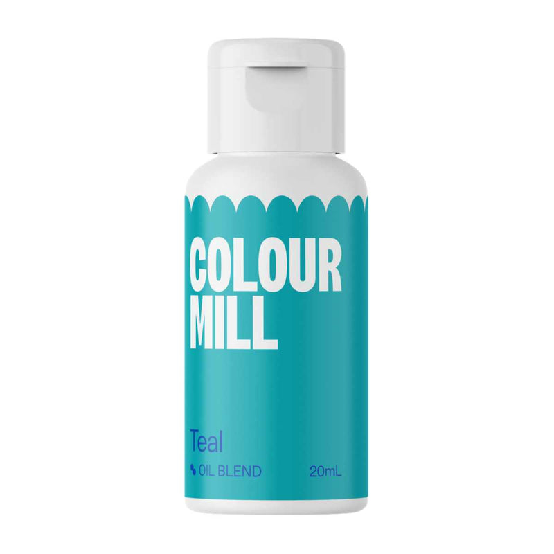 Teal 20ml - Oil Based Colouring - Colour Mill