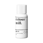 20ml White Colour Mill Bottle