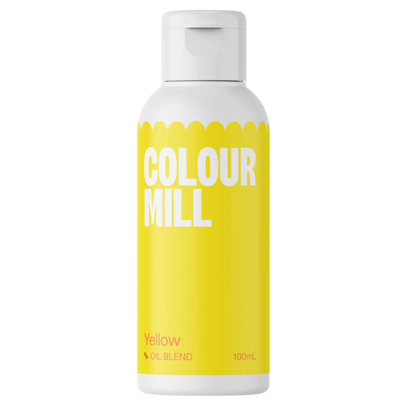 Yellow 100ml - Oil Based Colouring - Colour Mill