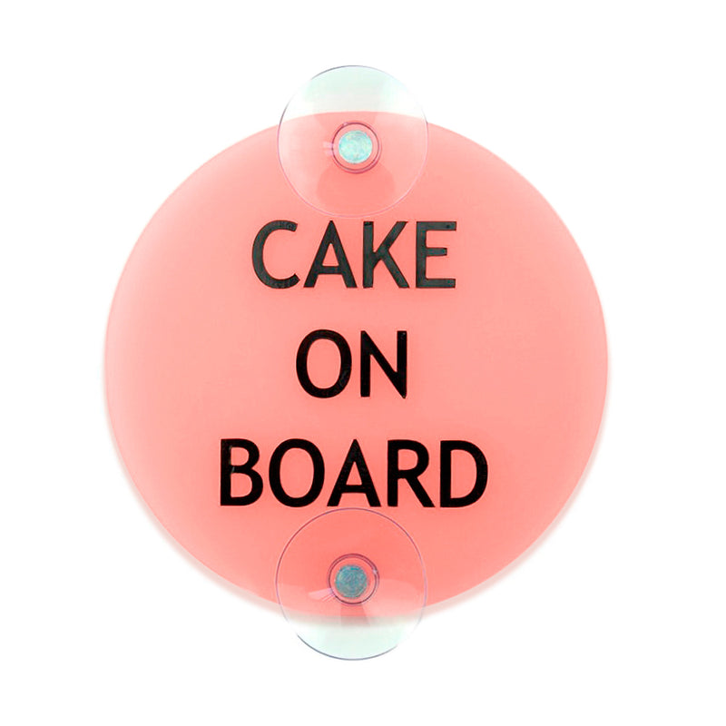 Cake On Board - Car Sign - Zoi&Co