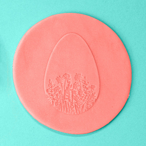 Egg & Bloom - Easter Embosser example - front view - Zoi&Co