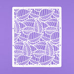 FALL STACK - Cake Stencil by Zoi&Co on purple background