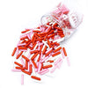 valentine´s day rods red pink white happy sprinkles kiss and tell zoi and co