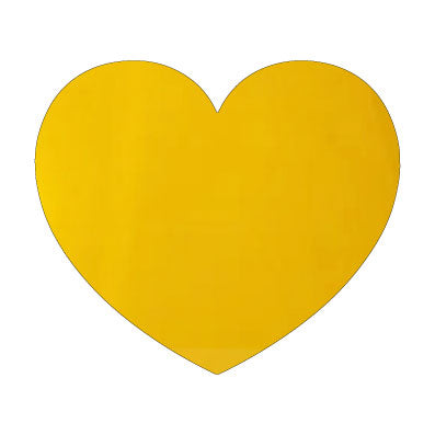 heart cake mirror sheet - yellow - Zoi&Co