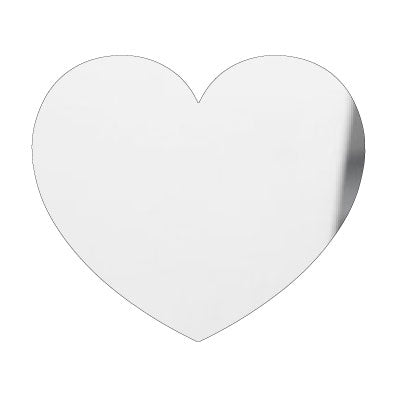 heart cake mirror sheet - silver - Zoi&Co