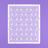 LACED - Cake Stencil by Zoi&Co on purple background