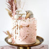 nude cake using the primavera cake stencil zoiandco