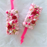 neon pink cakesicles bridal shower zoiandco