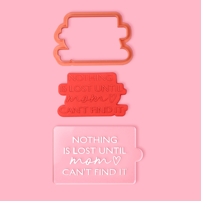 NOTHING IS LOST - Cookie Embosser & Cutter