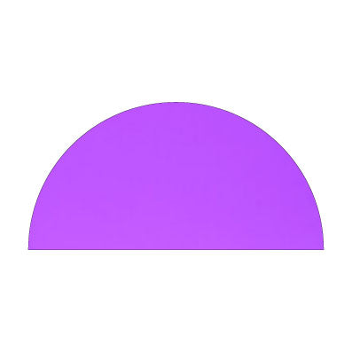 semicircle cake mirror sheet - purple - Zoi&Co