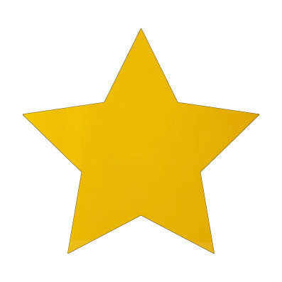 star cake mirror sheet - yellow - Zoi&Co