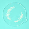 Minimal Wreath - Easter Embosser - front view - Zoi&Co