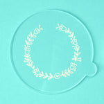 Simple Wreath - Easter Embosser - front view - Zoi&Co